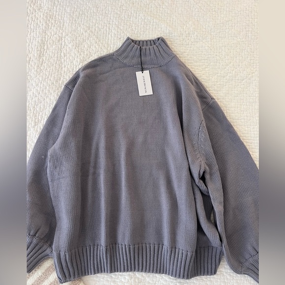 WeWoreWhat oversized mock neck sweater - Picture 5 of 6